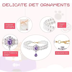2-Row-Pearls-Collar-for-Cats-Pearl-Dog-Collar-Rhinestone-Necklaces-for-Small-Dogs-Collar-Accessories-Cat-Pearl-Collar-Small-Emerald - Cucciolini Doodles   2-Row-Pearls-Collar-for-Cats-Pearl-Dog-Collar-Rhinestone-Necklaces-for-Small-Dogs-Collar-Accessories-Cat-Pearl-Collar-Small-Emerald