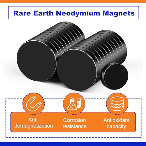 Image of 20Pcs Small Magnets, 20x3mm Rare Earth Magnet Small Strong Magnets for Crafts, DIY, Whiteboard, Kitchen