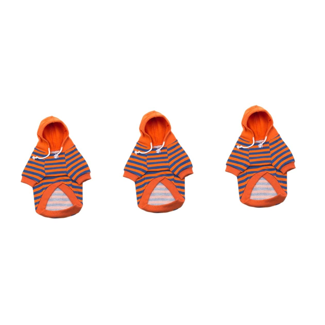 Kisangel 3piezas Ropa para Mascotas Sudadera De Rayas para Perros Pequeños Cómoda y Cálida para Ocasiones Especiales y Actividades Al Aire