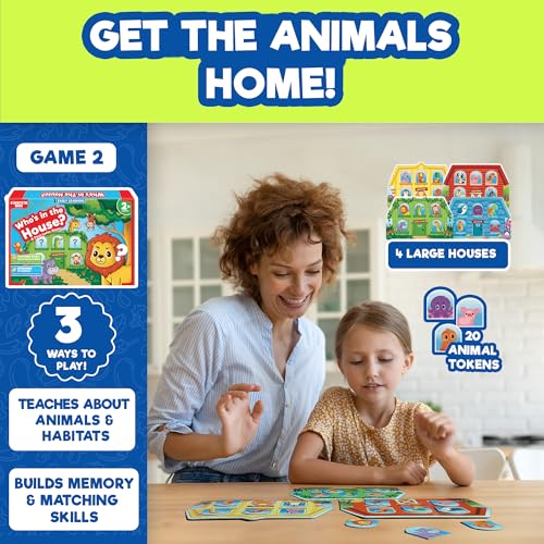 Image of EINSTEIN BOX My First Box of Games Board Game for Kids 2-5 Years Old | 2 Players | Ages 2-5 | Educational