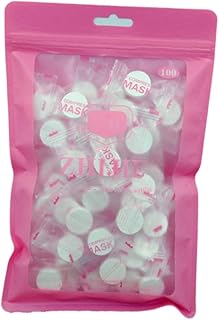 Beatifufu Máscara Facial 100 Pçs Faciais De Cuidados Com A Faciais Descartáveis Diy Faciais Máscara Comprimida Máscara Facial Descartável Creme Descartável Folha Algodão