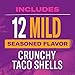 Taco Bell Mild Seasoned Flavor Crunchy Taco Shells, 12 ct, 4.8 oz Box