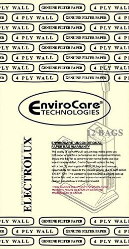 EnviroCare Replacement 4 Layer Filtration Vacuum Cleaner Dust Bags Made to fit Electrolux Style U Discovery Uprights 12 Pack