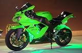 Green Accent, Engine Flexible LED Lighting Kit, 54 Super Bright LED's, Waterproof Flexible Self Adhe