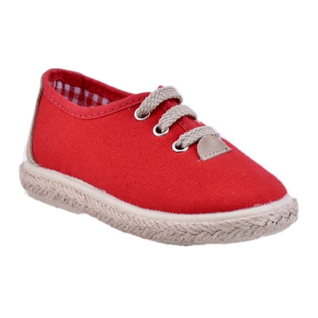 Lona Esparto Rojo Combinada Piso en Yute