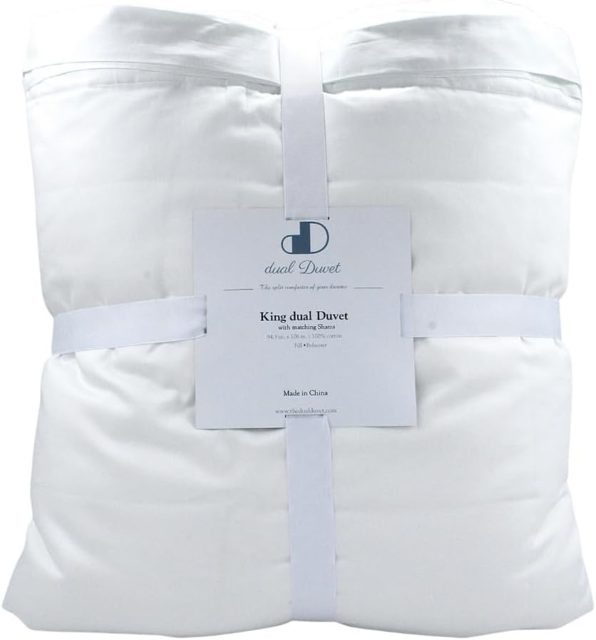Button-Down | Split Comforter (Chic White, King)