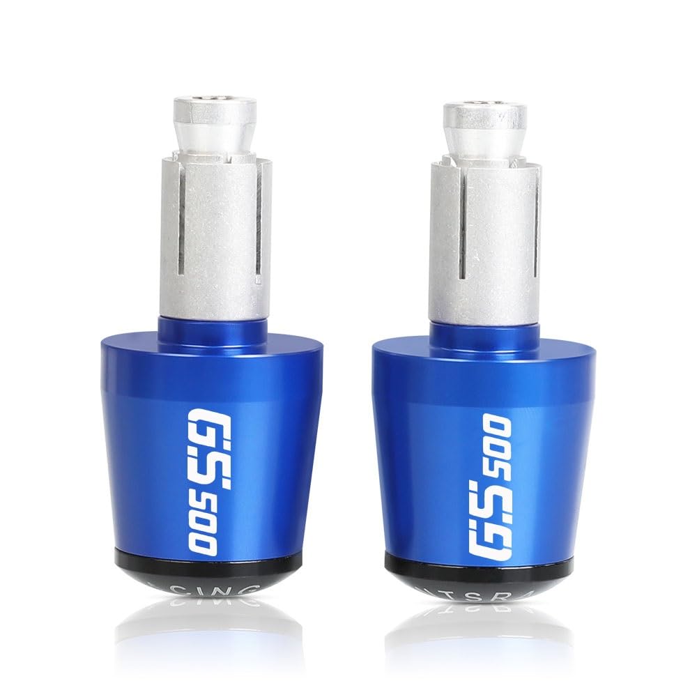 Empuñaduras de manillar de motocicleta Suzuki GS500 GS500E GS500F 1989-2008 extremos en azul