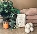 WOOL DRYER BALLS THE ALL-NATURAL LAUNDRY FABRIC SOFTENER ALTERNATIVE THATS REUSABLE (6 balls per order)