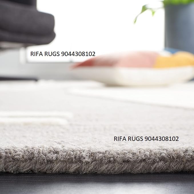 Image of Hand Tufted Carpet Nz Wool with Silk Abstract Design Non Slip Luxury Exclusive Rectangular Carpet for Living Room Bedroom (Size : 5x8 Ft, 152x244 CM), Multicolor