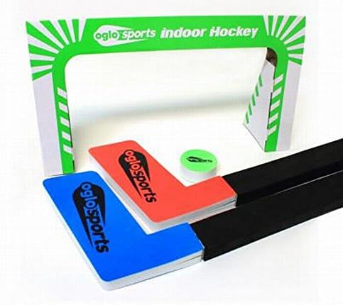 OGLO Sports Glow in The Dark Indoor Hockey Game Glowing Colors