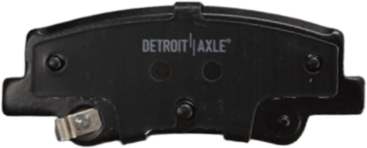 Detroit Axle - Rear Brake Pads for Hyundai Sonata Tucson Kia Sportage K5 Niro EV, Ceramic Brake Pads with Hardware Set Replacement