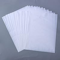 Vista 5 de ysmile Bolsa de plástico para compras para pequeñas empresas, bolsa de polietileno para mercancías con asa troquelada de gran tamaño 11.8x15.8