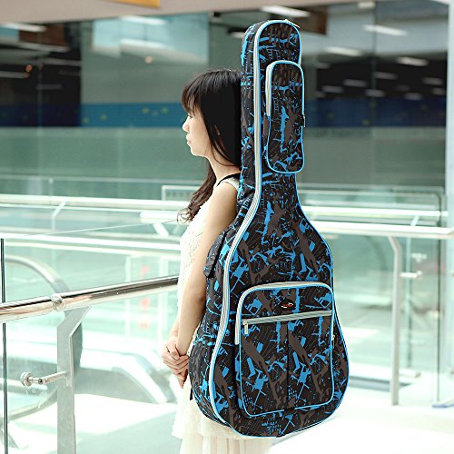 Btuty Housse de transport en tissu Oxford 600D résistant à l’eau avec sangles rembourrées à double couture pour guitare… - Les Beatles, Paul McCartney, John Lennon, RIngo Starr, George Harrison Btuty Housse de transport en tissu Oxford 600D résistant à l'eau avec sangles rembourrées à double couture pour guitare… – Image 7