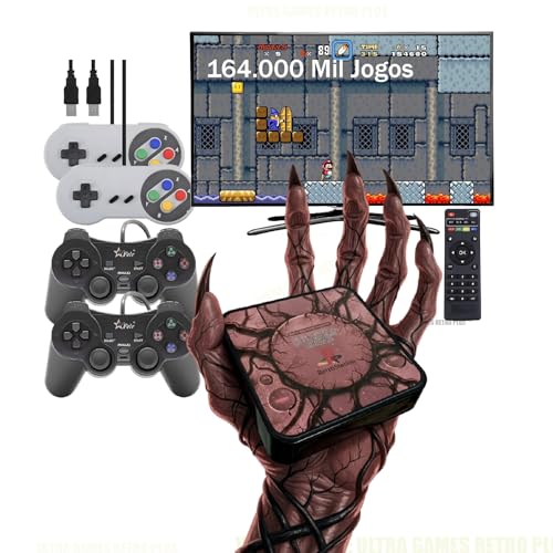 Video Game Retro Edição Especial + 164 Mil jogos + 4 Controles + Atualizado + Modo Android Smartplus