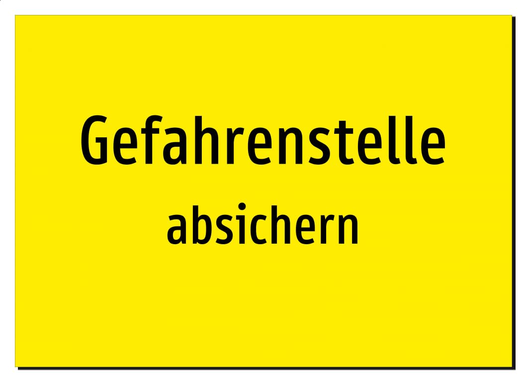 38017-DE-T-06 | Gefahrenstelle - absichern