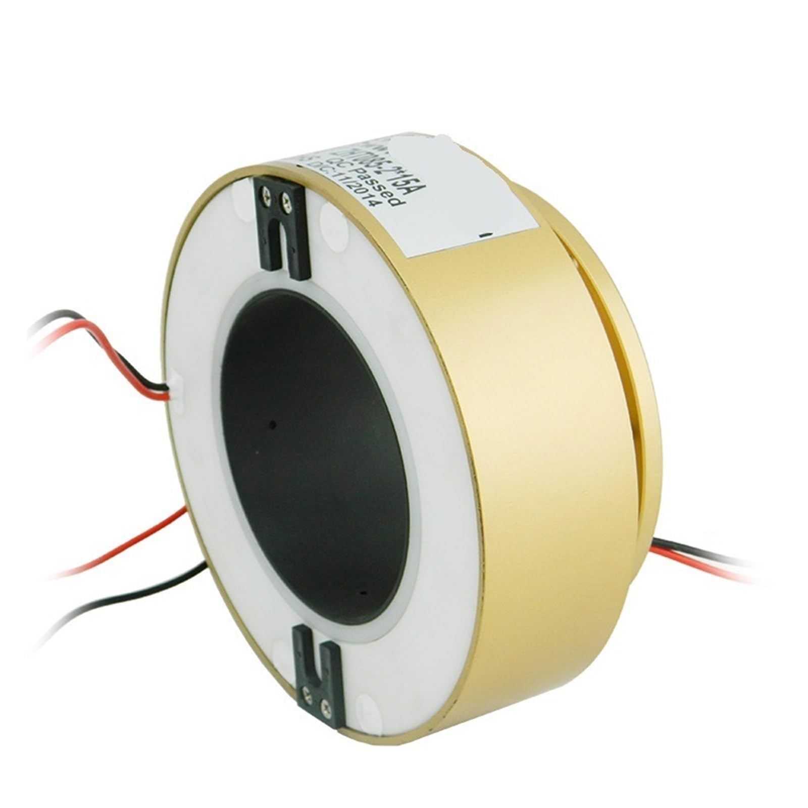 Bague collectrice ouverture 85 mm ZHT085-2R15A pour tambour de câble et plate-forme rotative robot