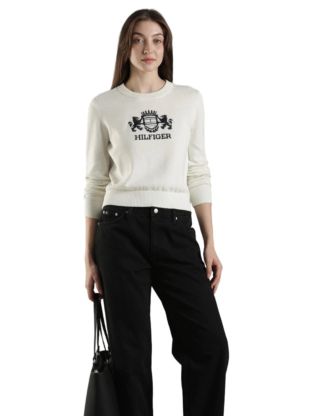Regular Fit Cotton Crew Neck Sweater-image-30