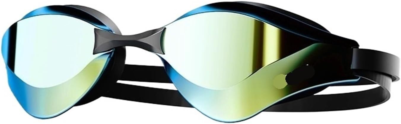 Compatible For Adult Swimming Goggles and Cap Anti-Fog Waterproof Professional Race Glasses with Elastic Swim Hat Men Women