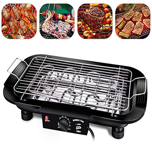 2000W Elektro-Grill Smokeless BBQ Grillen Tabelle 5 Einstellbare Temperatur passen Startseite Abendessen Camping Reise Wandern