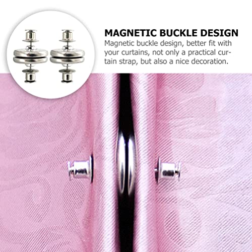 Cortinas para exteriores y ventanas del hogar con botones magnéticos a presión 6