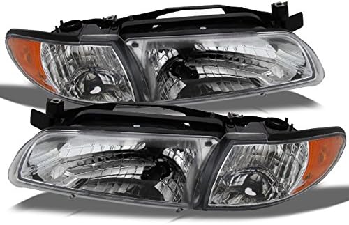 AKKON - For Pontiac Grand Prix OE Replacement Headlights w/Amber Corner Signal Lights Driver/Passenger Combo