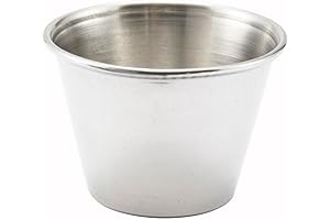 12-Pack 2.5 oz. Stainless Steel Sauce Cups