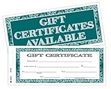 Adams Gift Certificate Book,...