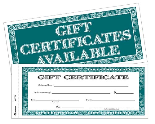 Livre de certificat cadeau Adams pour sublimer l'expérience en boutique