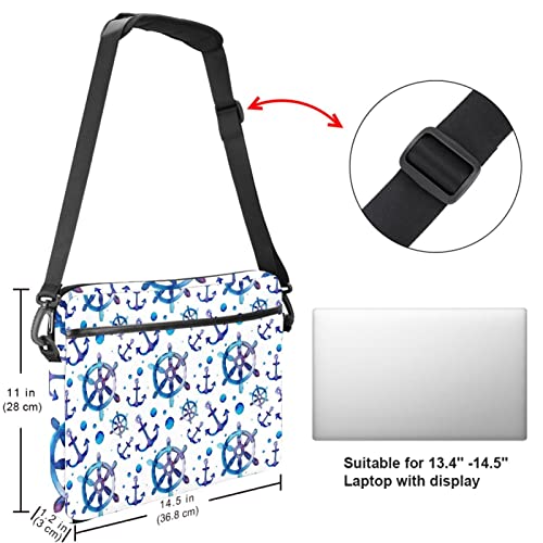 Bolso de mano para portátil de 14.5 pulgadas y protector para tablet multicolor 5
