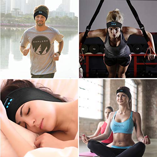 SANON Slaap Koptelefoon Bluetooth Hoofdband Unisex Draadloos Slaapoogmasker Muziek Sport Hoofdbanden Met Afneembare… - Image 6