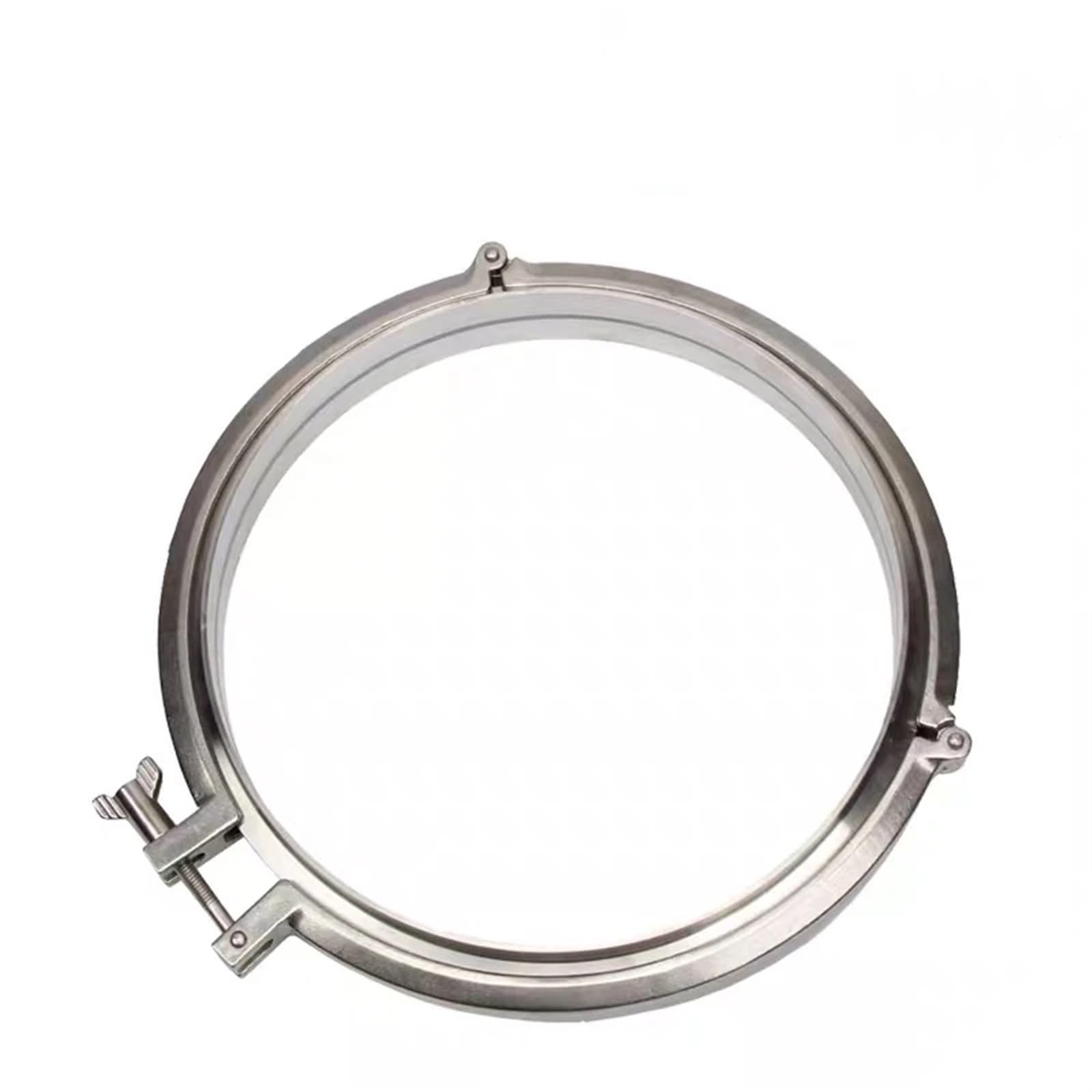 Férula de soldadura de tubería de brida + triple abrazadera + junta de PTFE o silicona acero inoxidable SUS SS 304 Triclamp 1 juego 1,5 ''-6-1/4''(133mm X OD 145mm)