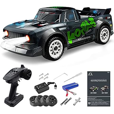 Mostop RC Drift Car for Adults 20MPH High Speed RC Drift Racing Car, 4WD 2.4Ghz Remote Control Car,Throttle & Steering Control RC Car for Drift and Race,1/16 RTR Drift RC Cars with Light Cover
