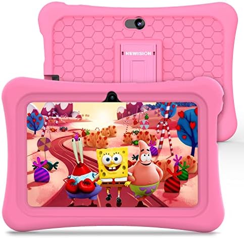 Tablet 7 Inch Android 11 32GB Storage,Android Tablet 3GB for Toddlers(Expandable 512GB), Parental Control Pre-Installed Kid App,Google Play,Quad Core Processor Tablet PC, Dual Camera, Type C(Pink)