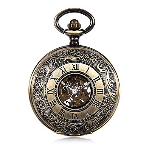 Reloj de bolsillo mecánico que soluciona la falta de distinción en trajes formales unisex 2