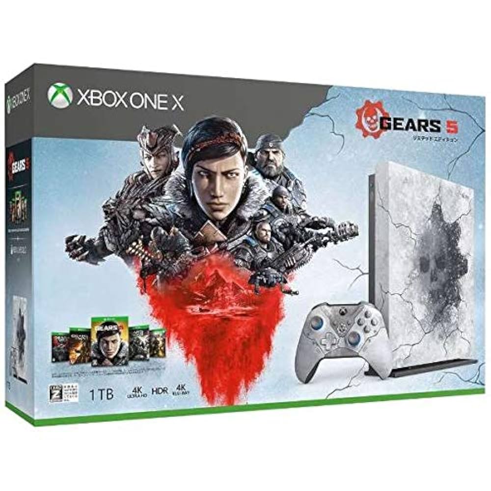 Xbox - Xbox One X (Gears 5 同梱版) Amazon.co.jp: Xbox One X (Gears 5、Gears of War 1,2,3,4