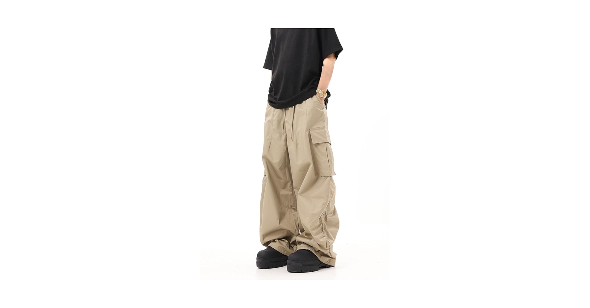 Amazon.com: Baggy Pants for Men Y2k Parachute Pants Wide Leg