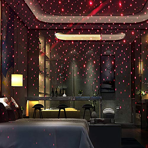 Image of USB Star Projector Night Light, Interior Car Lights, Bending Freely Portable Atmospheres Decoration for Car, Ceiling, Bedroom, Party - 2 PCS, Metal
