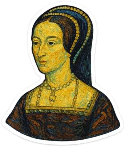 Anne Boleyn Post Impression Style Sticker (2.75" x 3.25") image 2