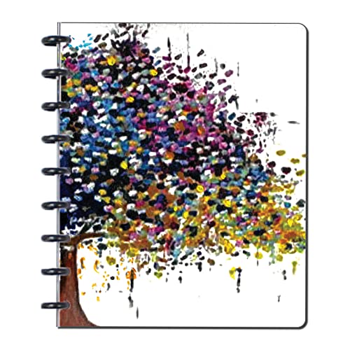 BetterNote Matte Cover for Discbound Planners fits Disc Notebooks like Levenger Circa Arc Staples TUL Office Depot Big Happy Planner MAMBI 365 Talia (Kaleidoscope 11-Disc 8.5x11)