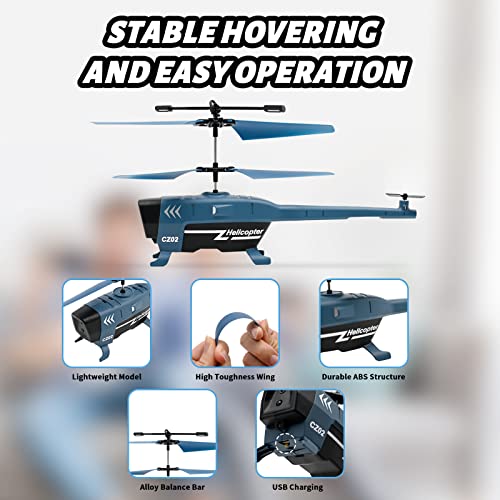 Joy Spot! Remote Control Helicopter,3.5 Channel 2.4Ghz Aircraft With Intelligent Obstacle Avoidance,One Key Take Off/Landing,Led Light,Stable Flight & Easy Control - Best Gift Choice For Kids Teens #TOP6