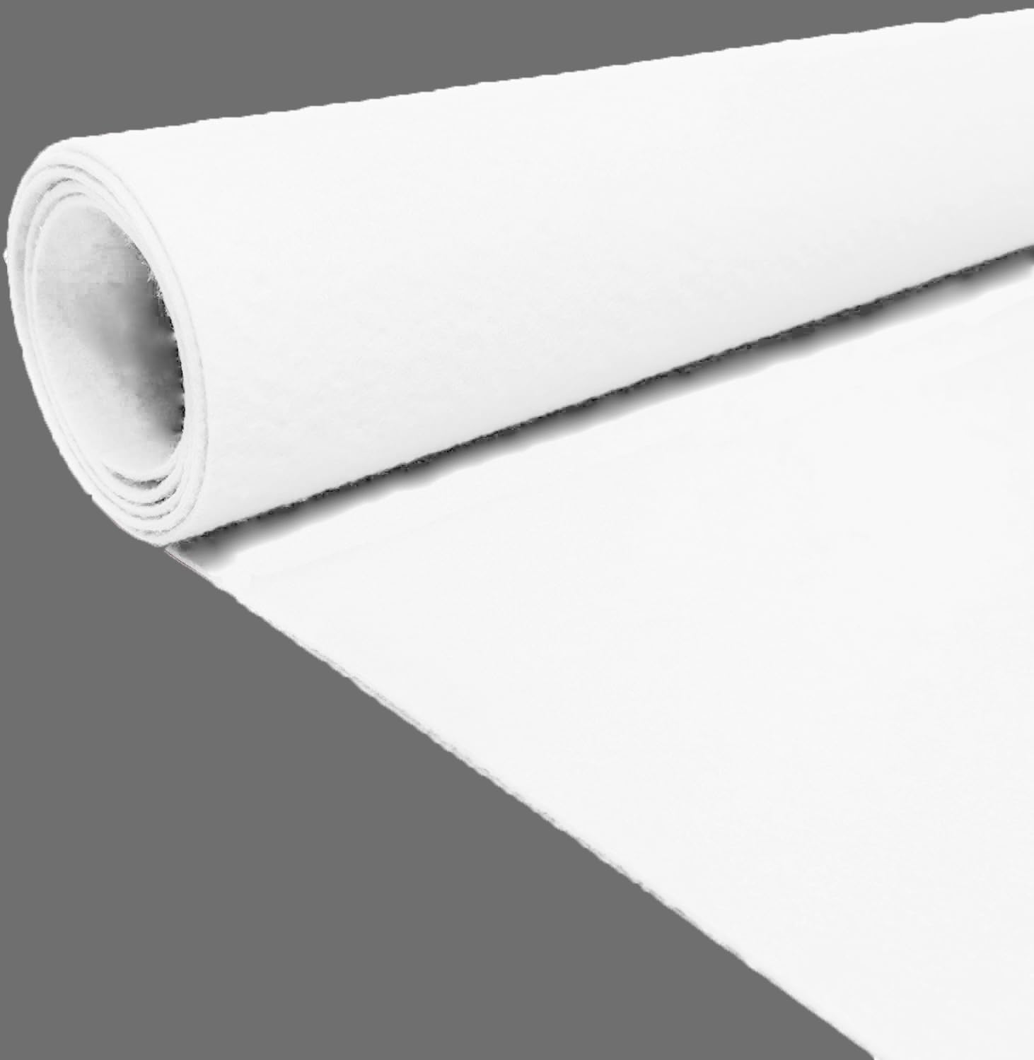 MadeInNature - Tapis moquette événementiel polyvalent : exposition, anniversaire, gala - Anti-feu - Tapis Réutilisable (Blanc 1x20m)