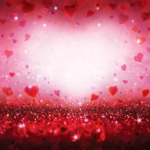 Sjoloon 8X8Ft Valentine's Day Photo Backdrops For Photography Wedding Photo Backdrop Red Hearts Backdrop Photography Vinyl Kids Photo Studio 10351 #TOP20