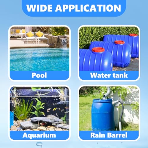 1 Pcs 4 Inch Bulkhead Fitting PVC - Heavy-Duty Plumbing Kit for Water Tank, Aquariums, Rain Barrels & Pools with Reinforced Seals (Female/Internal Thread, Requires 5-3/4" Hole Saw) by NGBHM - Image 7