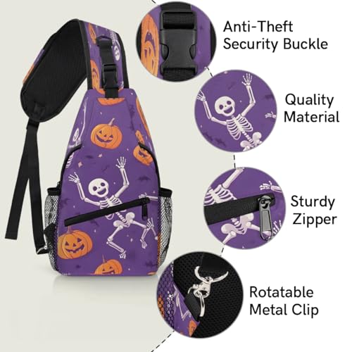 Bolso tipo sling unisex para viaje y senderismo miniatura 3