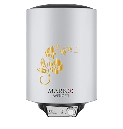 MARKPLUS Gyser with 3 Level Advance Safety Automatic Thermal Cut-Out With 25 Ltr Capacity 2000 Watt Water Heater (White)