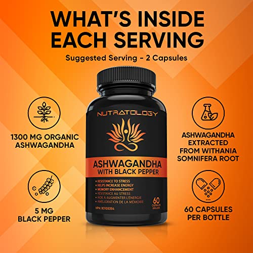 Organic-Ashwagandha-With-Black-Pepper-For-Improved-Absorption-Resistant-To-Stress-Increases-Energy-Levels-Supports-Memory-Enhancement-650MG-Ashwagandha-Per-Capsule-60-Capsules