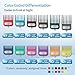 Clipper Guards Set Compatible with Andis Master, Oster Fast Feed, Andis AAC-1, GC, LCL, ML, PM-1, PM-2, PM-4, RCAC, RS-1, US-1, Size: #0 to #8 (Length: 1/16