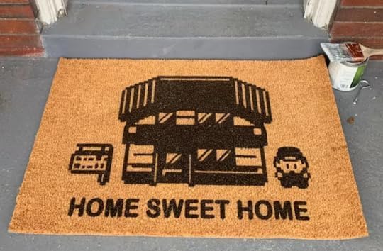 Paillasson Home Sweet Home, Paillasson, Paillasson Fuy, Cadeau Persoalisé, Paillasson Personnalisé pour Porte Frot