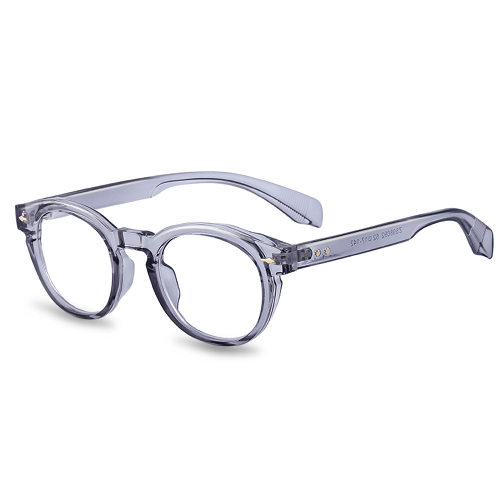SHEEN KELLY Classic Round Blue Light Glasses for Women Men Retro Circle Block Computer Gaming Fake Clear Eyeglasses