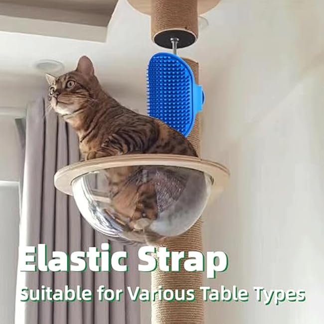 4pcs Cat Self Grooming Brush,Adjustable Rubber Cat Combs,for Kitten Sofa Chair Leg Scratching Post Cover-kaTjLmQM